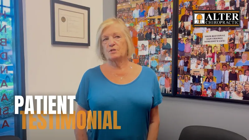 Chiropractic Testimonials – Marilyn video
