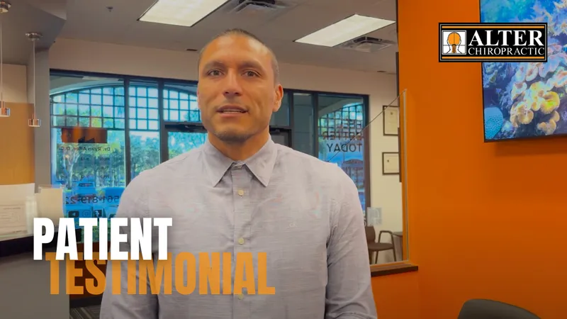 Chiropractic Testimonials – Tony video