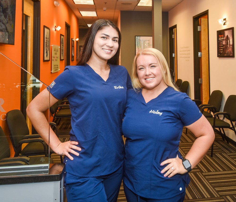 Erika and Haley at Alter Chiropractic in Delray Beach