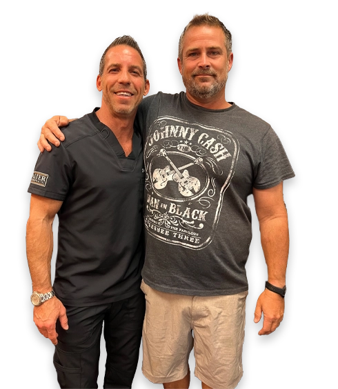 Chiropractor Delray Beach FL Ryan Alter With Happy Patient